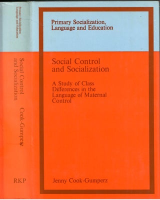 Item #s00035707 Social Control and Socialization: A Study of Class Differences in the Language of...