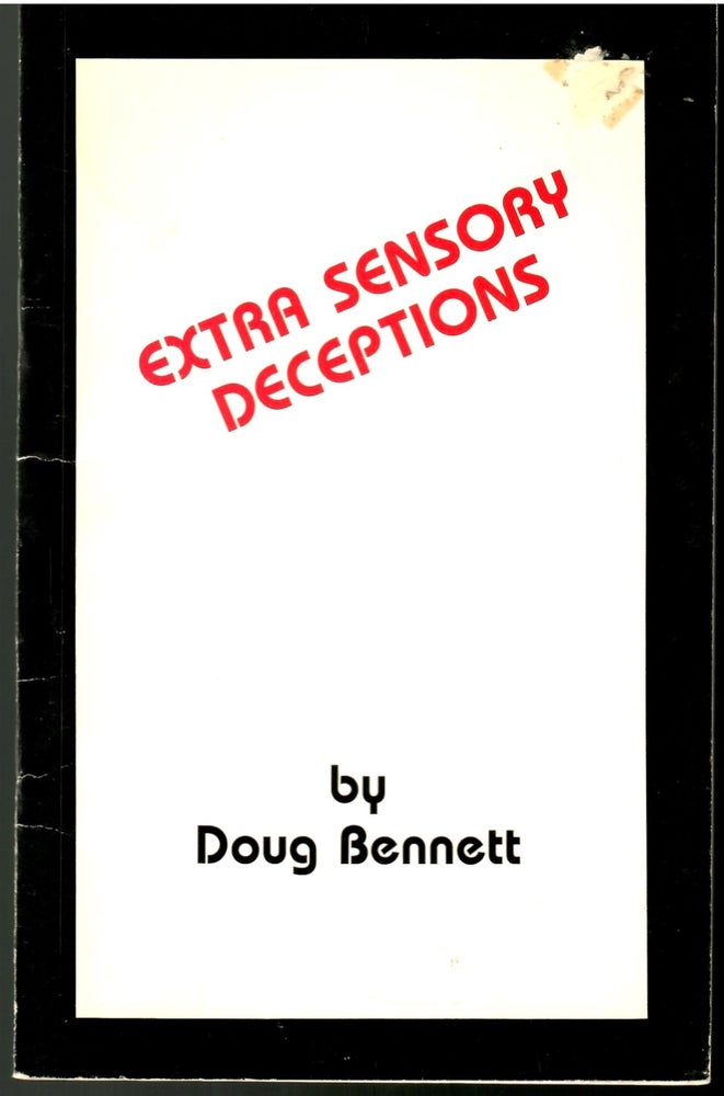 Item #s00036141 Extra Sensory Deceptions. Doug Bennett.