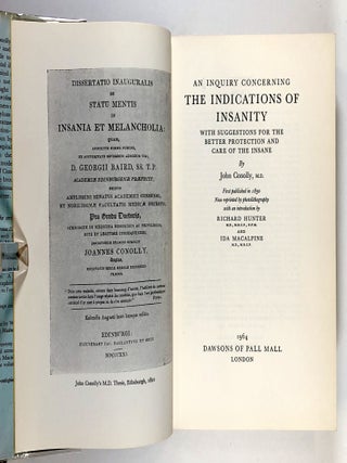 An Inquiry Concerning the Indications of Insanity: With Suggestions for the Better Protection and Care of the Insane