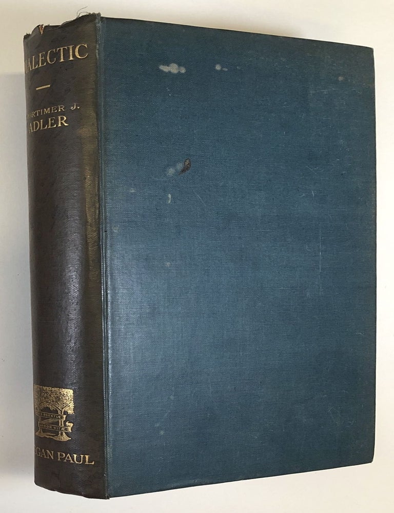 Item #s00036434 Dialectic. Mortimer J. Adler.