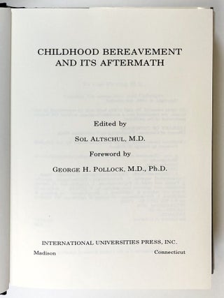Childhood Bereavement and Its Aftermath