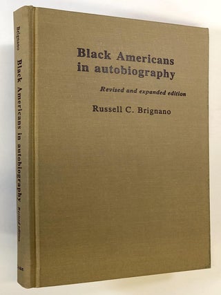 Item #s00036934 Black Americans in Autobiography: An Annotated Bibliography of Autobiographies...