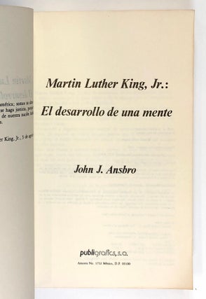 Martin Luther King, Jr.: El Desarrollo de una Mente