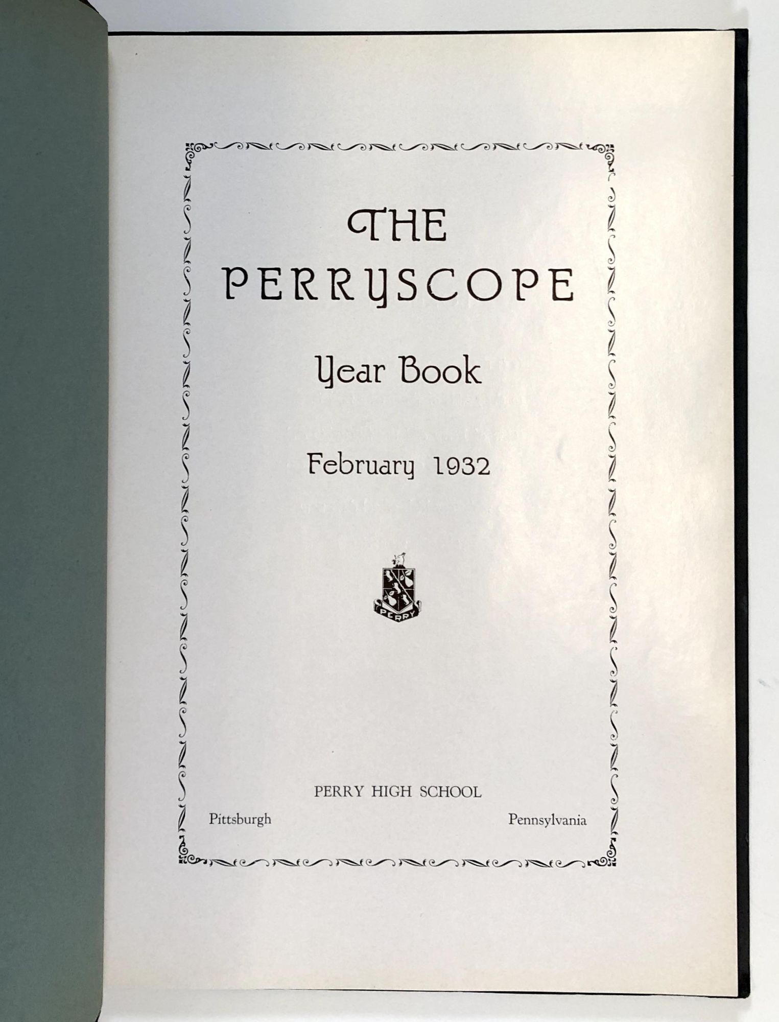 The Perryscope Yearbook, February 1932 Perry High School | N/A