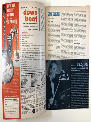 Down Beat Magazine: October 30, 1969, The Inventive Mothers plus A Brand-new Frank Zappa Score
