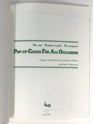 Pre-cut, Ready-to-fold, Pre-designed Pop-up Cards for All Occasions