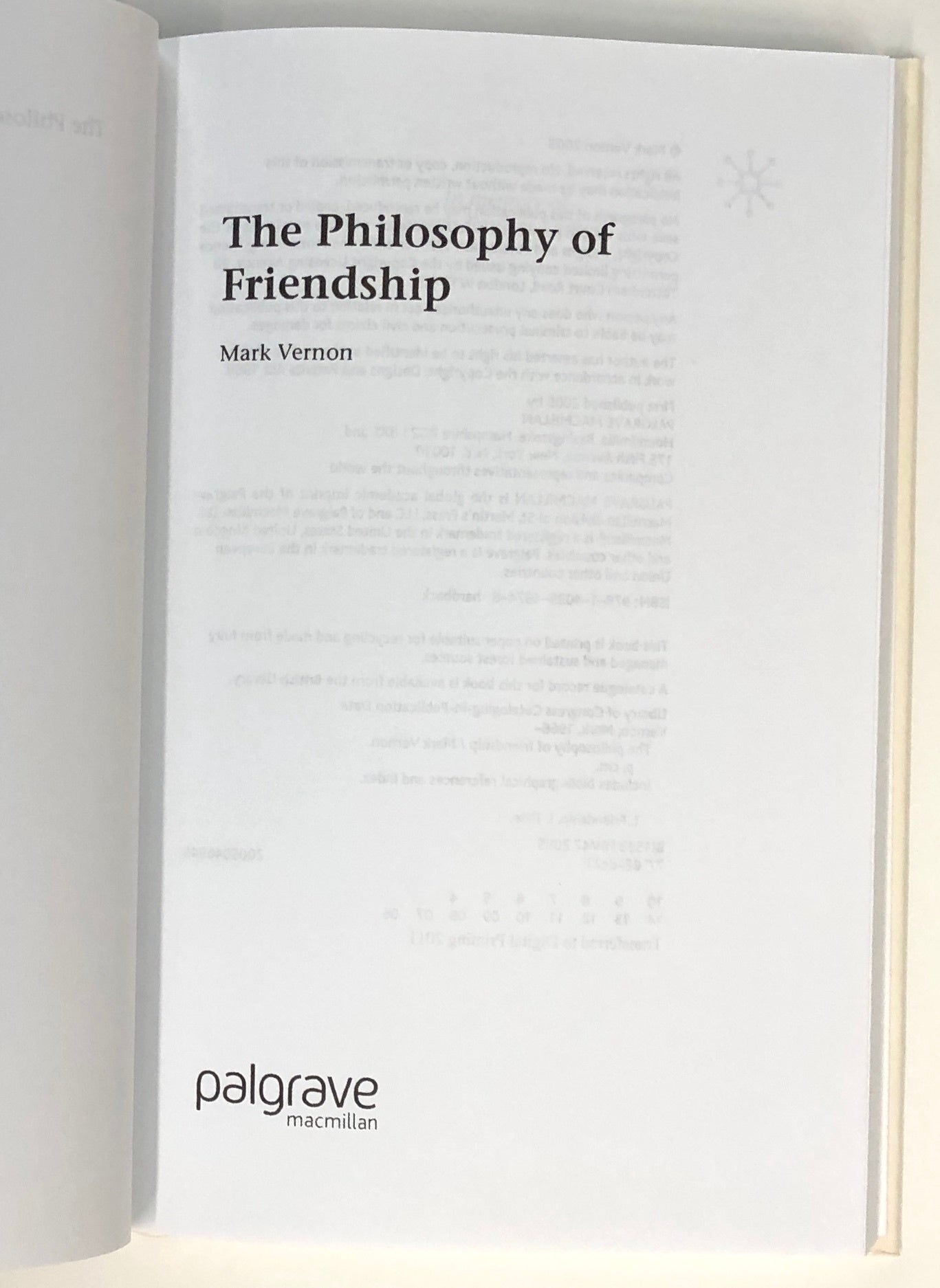 Friendship Li Mark The Philosophy of Friendship | Mark Vernon
