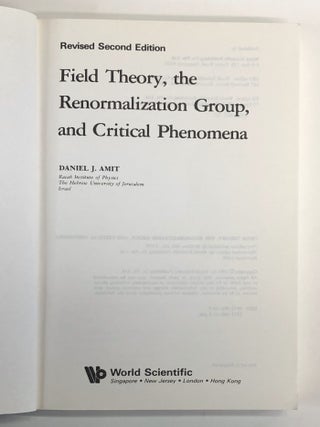 Field Theory, the Renormalization Group, and Critical Phenomena (Revised second edition)