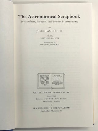 The Astronomical Scrapbook: Skywatchers, Pioneers, and Seekers in Astronomy