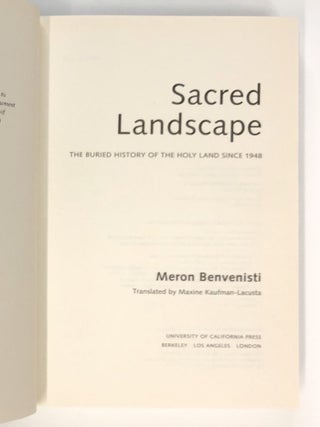 Sacred Landscape: The Buried History of the Holy Land Since 1948