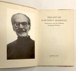 Descant on Rawthey's Madrigal: Conversations with Basil Bunting