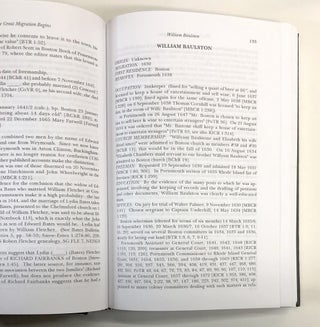 The Great Migration Begins: Immigrants to New England, 1620-1633 -- Volumes I, II, & III (3 volume set)