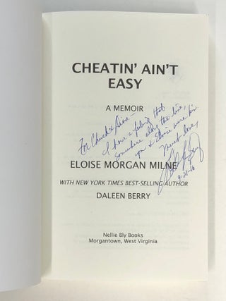 Cheatin' Ain't Easy: A Memoir [inscribed by Berry]