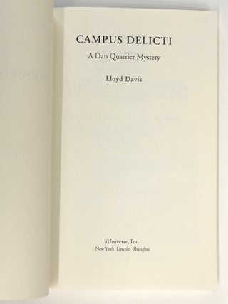 Campus Delicti: A Dan Quarrier Mystery