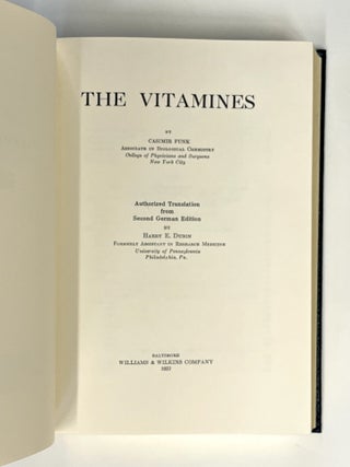 The Vitamines [Classics of Medicine facsimile edition, full leather gilt]