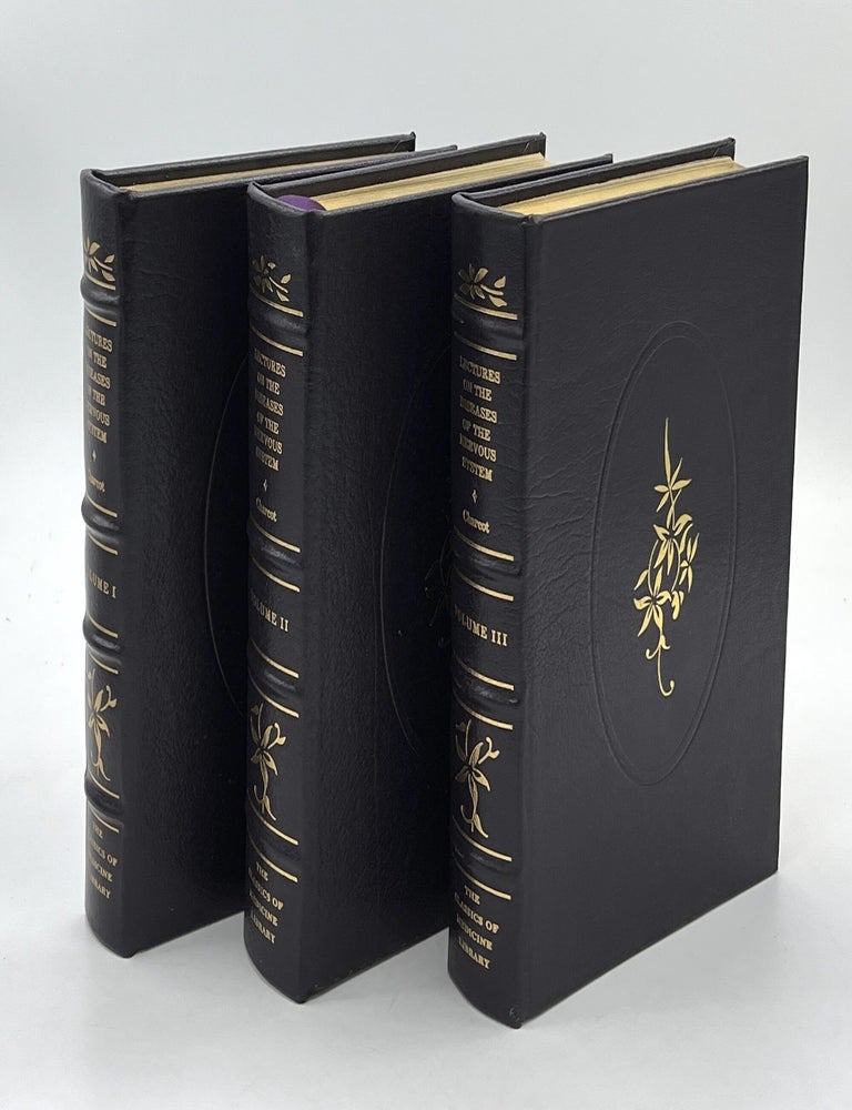 Item #s00040440 Lectures on the Diseases of the Nervous System -- Volumes I, II, III [Classics of Medicine facsimile edition, full leather gilt]. J. M. Charcot.