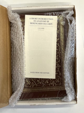 A Short Introduction to Anatomy [Classics of Medicine facsimile edition, full leather gilt NEW]