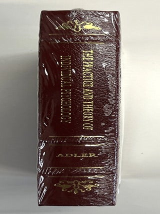 The Practice and Theory of Individual Psychology [Classics of Medicine facsimile edition, full leather gilt NEW]