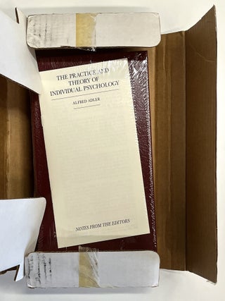 The Practice and Theory of Individual Psychology [Classics of Medicine facsimile edition, full leather gilt NEW]