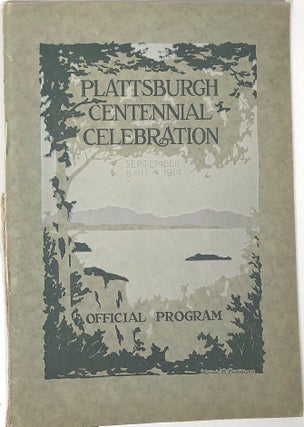Item #s0004176 Official Program of the Plattsburgh Centennial Celebration at Plattsburgh N.Y. on...
