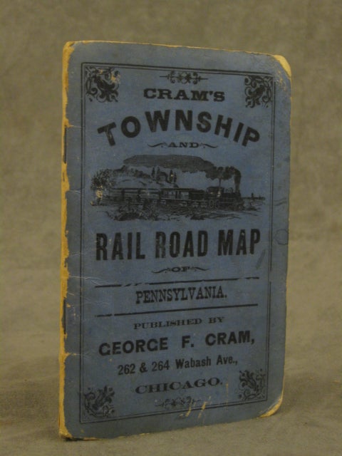 Item #s0004561 Cram's Township and Rail Road Map of Pennsylvania. George F. Cram.
