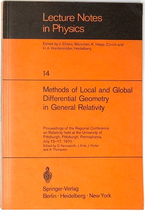 Item #s0004837 Methods of Local and Global Differential Geometry in General Relativity;...