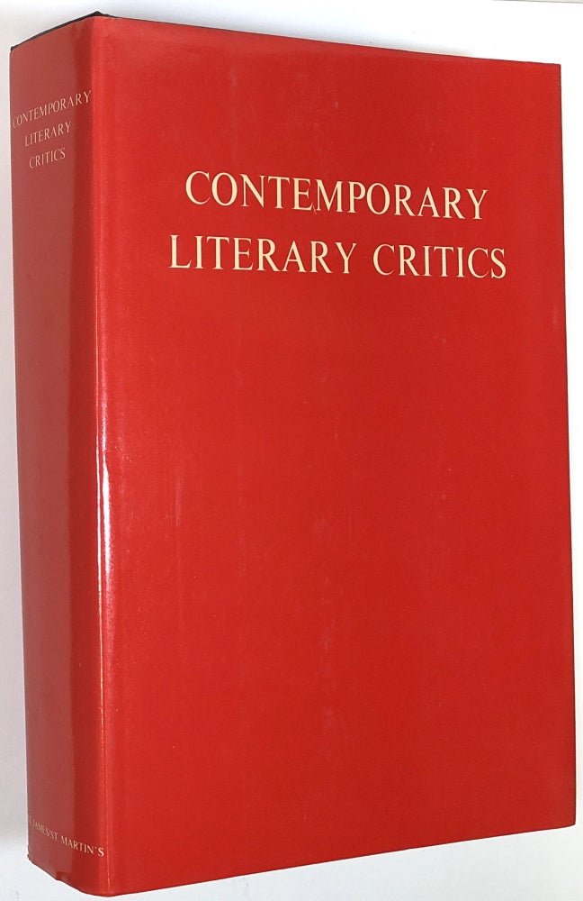Item #s0005100 Contemporary Literary Critics. Elmer Borklund.
