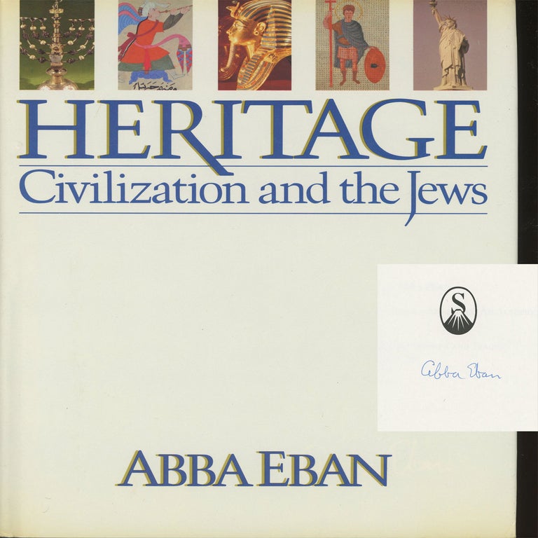 Item #s0006769 Heritage: Civilization and the Jews. Abba Eban.