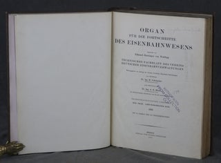 Organ f¸r die Fortschritte des Eisenbahnwesens; 2 Vols.; Technisches Fachblatt des Vereins Deutscher Eisenbahnverwaltungen; Neue Folge, Bande 68-69, 1931-1932