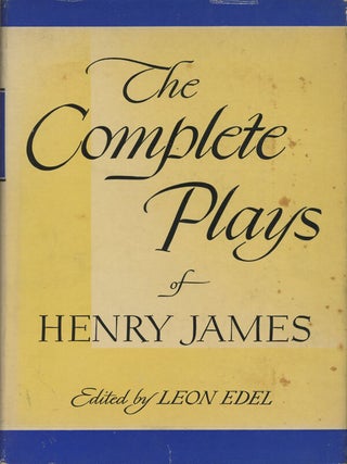 Item #s0007339 The Complete Plays of Henry James. Leon Edel, Henry James