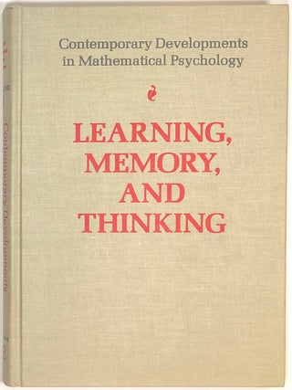 Item #s0007341 Learning, Memory, and Thinking; Contemporary Developments in Mathematical...