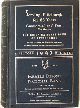 Item #s0007419 Official Directors Register of Pittsburgh, 1943. Directory Publishing Company