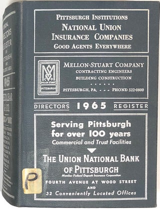Item #s0007421 Official Directors Register of Pittsburgh and Tri-State Area, 1965 Edition....