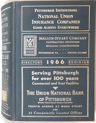 Item #s0007422 Official Directors Register of Pittsburgh and Tri-State Area, 1966 Edition....