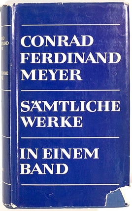 Item #s0007975 Samtliche Werke, in einem Band. Conrad Ferdinand Meyer