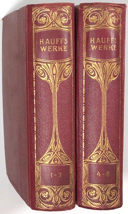 Item #s0008009 Hauffs Werke, 2 Vols. (containing 6 parts); Hauffs Werke in sechs Teilen (in 2...