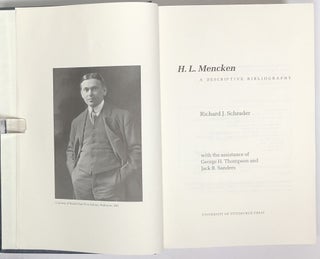 H. L. Mencken: A Descriptive Bibliography; Pittsburgh Series in Bibliography