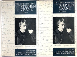 Item #s0008152 The Correspondence of Stephen Crane, 2 Vols--Volumes 1 & 2 (I and II). Stephen...