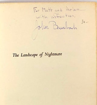 The Landscape of Nightmare: Studies in the Contemporary American Novel; The Gotham Library