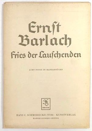 Item #s0008410 Ernst Barlach; Fries der Lauschenden; Acht Fotos in Handabzugen. Ernst Barlach