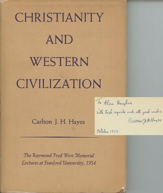 Item #s0008510 Christianity and Western Civilization, Being the Raymond Fred West Memorial...
