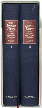 Item #s0008666 The Inman Diary, A Public and Private Confession; 2 Vols. Arthur Inman, Daniel Aaron