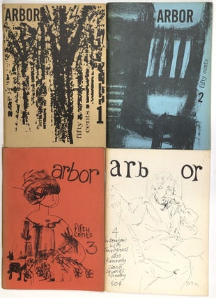 Item #s0008681 Arbor, A Magazine of Contemporary Literature; Collection of the first 4 issues;...
