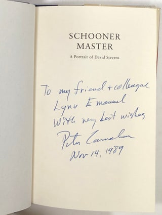 Schooner Master, A Portrait of David Stevens