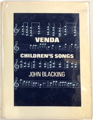 Item #s0009265 Venda Children's Songs: A Study in Ethnomusicological Analysis. John Blacking