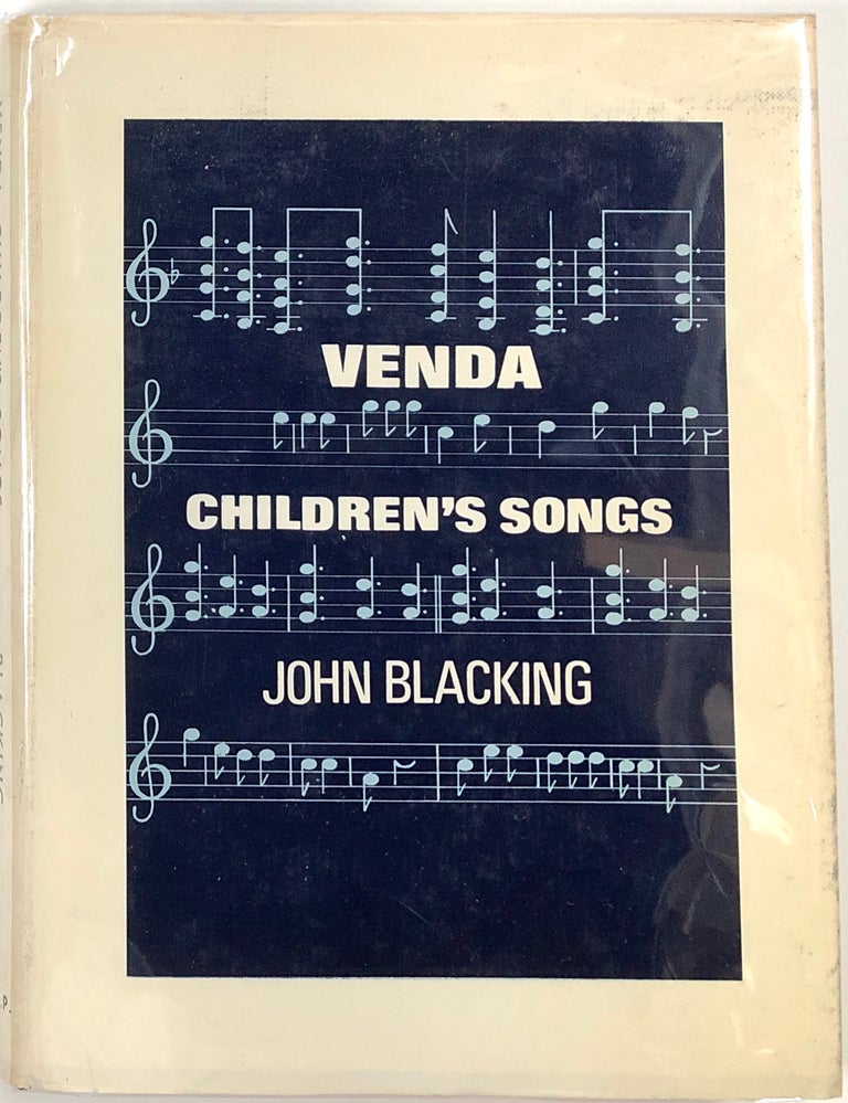 Item #s0009265 Venda Children's Songs: A Study in Ethnomusicological Analysis. John Blacking.