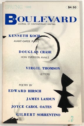 Item #s0009556 Boulevard, Journal of Contemporary Writing; Vol. 3, No. 1; Spring 1988. Richard...