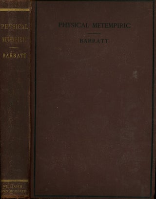 Item #z010455 Physical Metempiric. Alfred Barratt