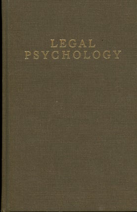 Item #z010747 Legal Psychology, Psychology Applied to the Trial of Cases to Crime and Its...