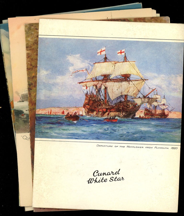 Item #z011108 Lot of Menus, Passenger List, Cruise Periodical, and Other Items from a Cruise Aboard the Cunard-White Star M.V. Georgic to the West Indies, 1936. Cunard-White Star.